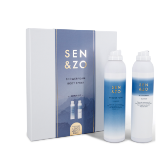 Cadeaubox Bodyspray & Showerfoam Sunrise